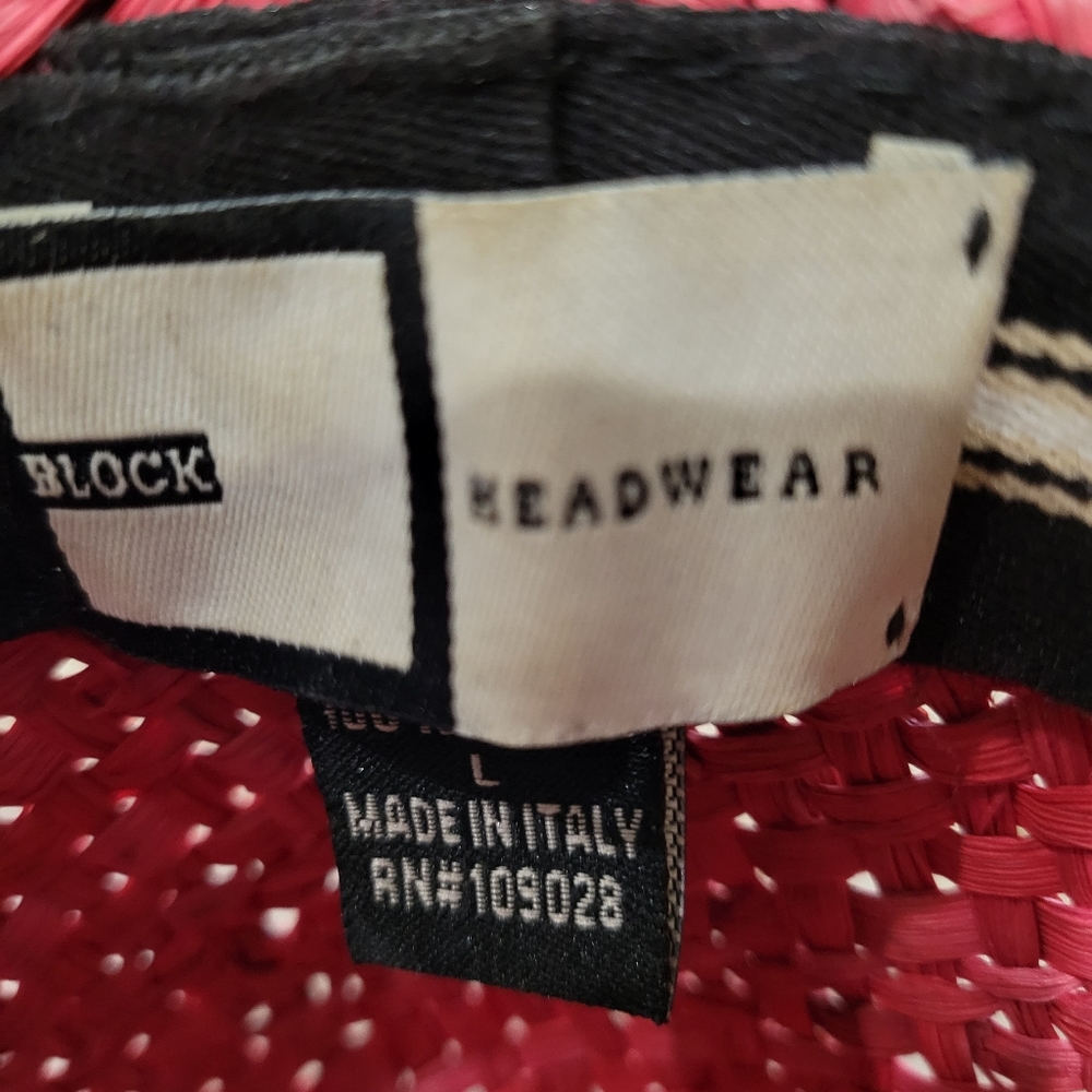 Block Fedora Straw hat - Picture 3 of 3